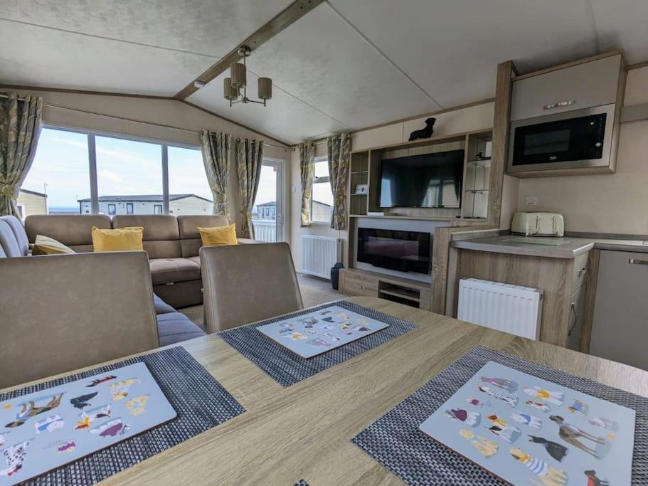 Holiday home Beautiful Pet Friendly Southerness Caravan With Sea View & Decking Area *